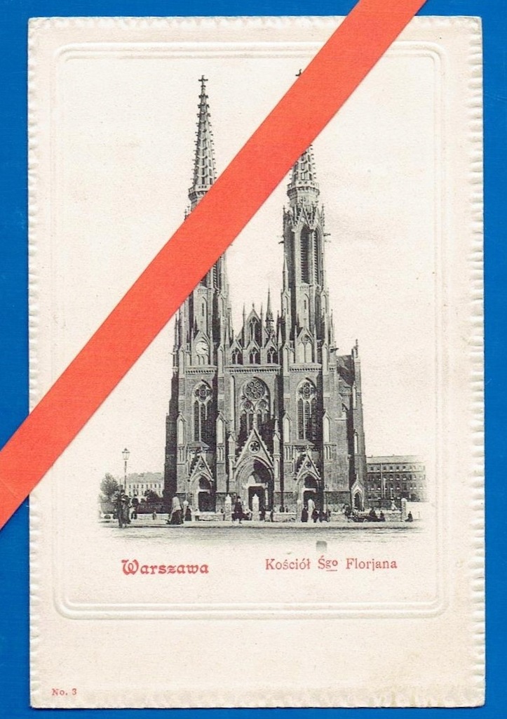 Warszawa. Kościół św. Floriana. Wilczyński. Tłoczona. B014