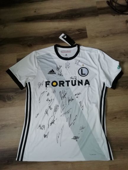 Koszulka Adidas Legia Warszawa autograf L