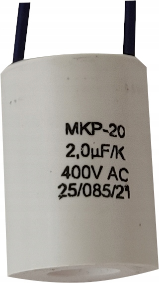 MKP-SL7 2 µF Kondensator rozruchowy 400V MKP 20