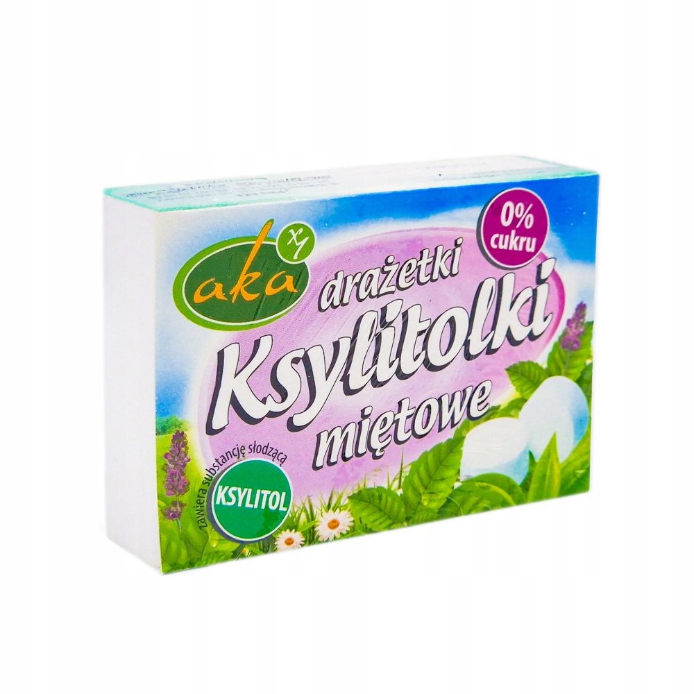 Ksylitolki miętowe cukierki bez cukru diabetyk