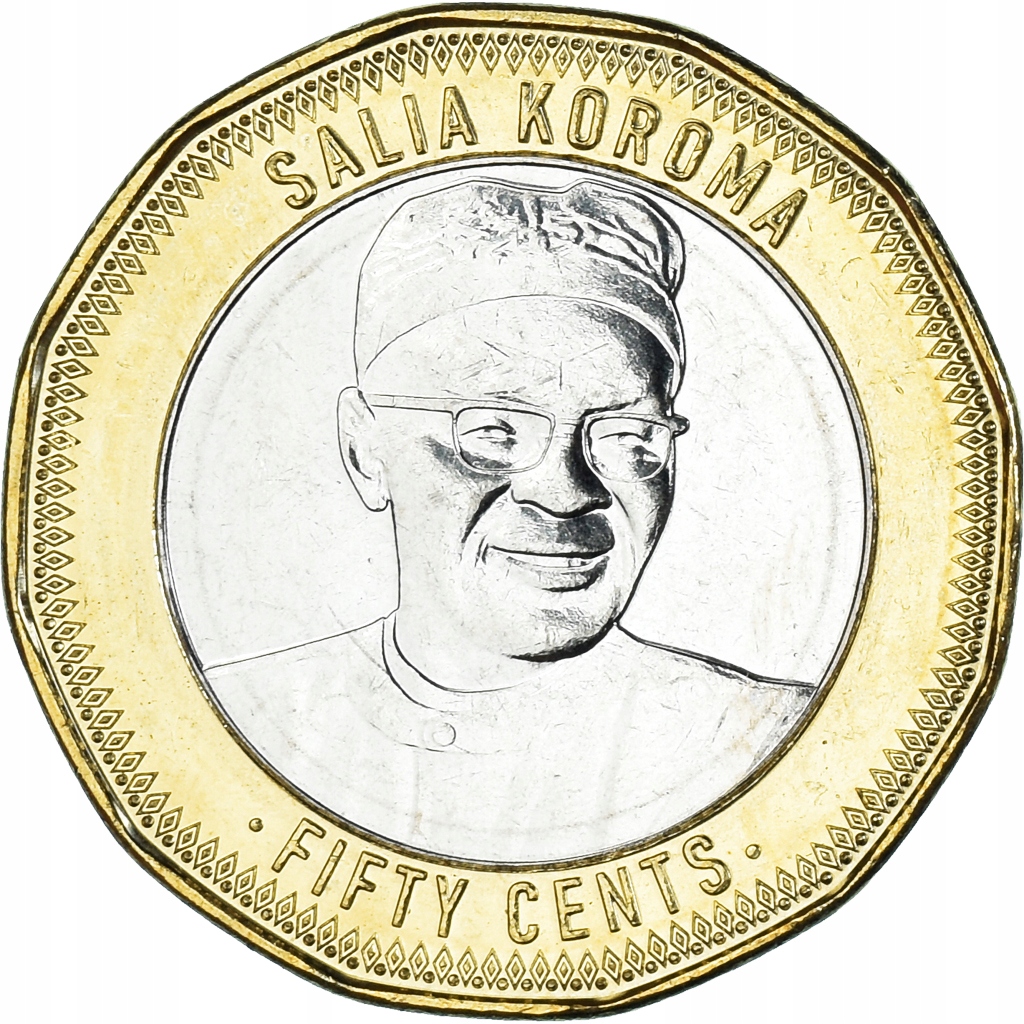 Moneta, Sierra Leone, 50 Cents, 2022, Salla Koroma