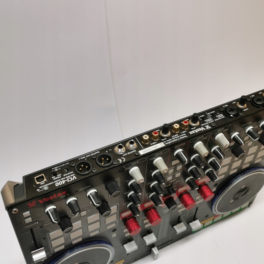 Mikser DJ Vestax VCI 400 Kontroler midi 4 kanały - 12878087541