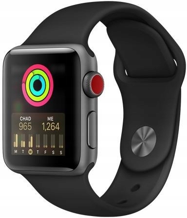 Apple Watch 3 GPS LTE 38mm aluminium srebrny - 8653488640 - oficjalne archiwum Allegro
