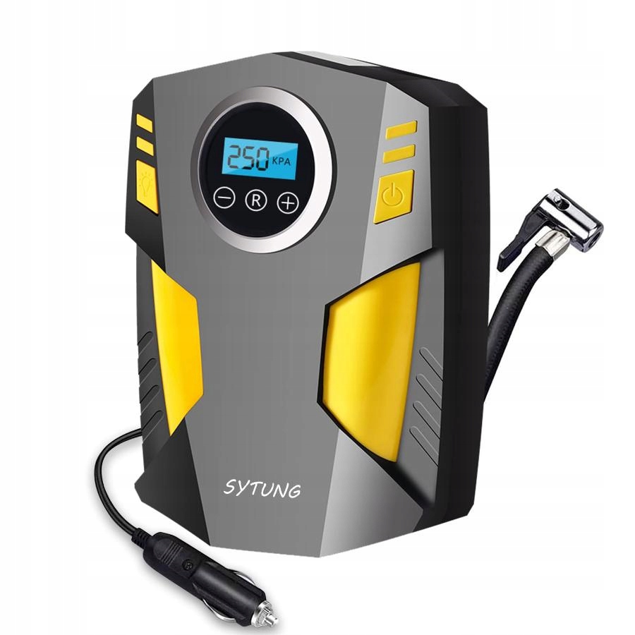 POMPKA DO OPON PRZENOŚNA SPRĘŻARKA POWIETRZA SAMOCHODOWA