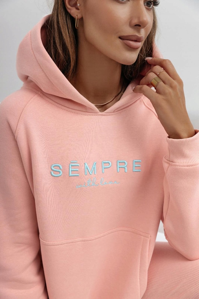 Bluza damska Sempre r. uniwersalny łososiowa