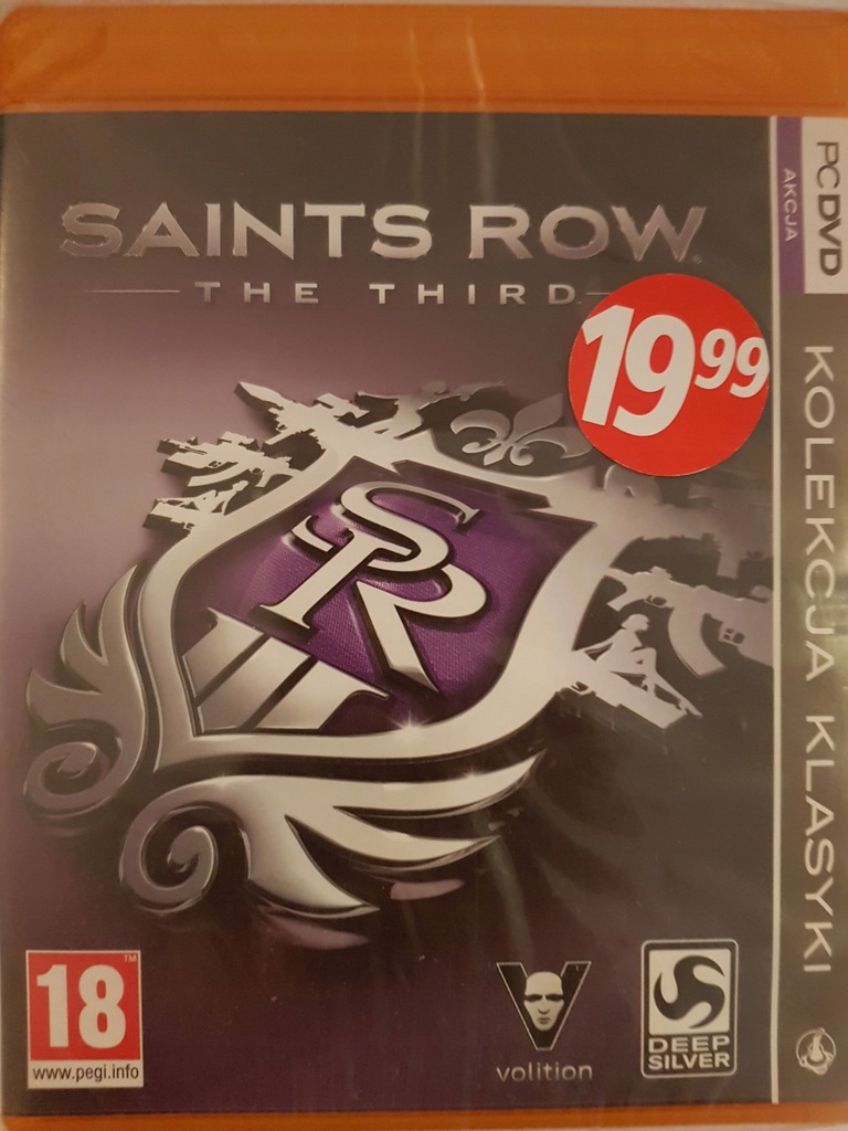 Saints Row: The Third PC Dvd Nowa