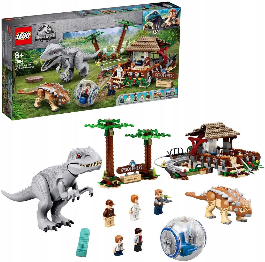 LEGO 75941 Indominus Rex kontra ankylozaur Braki - 9810299623 ...