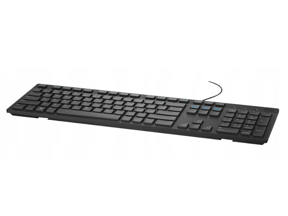 Klawiatura Biurowa Dell KB216 Czarna z naklejkami