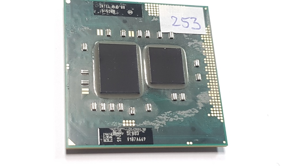 Procesor Intel i5-520M SLBNB 2x2,4Ghz Gniazdo G1 rPGA988A 253