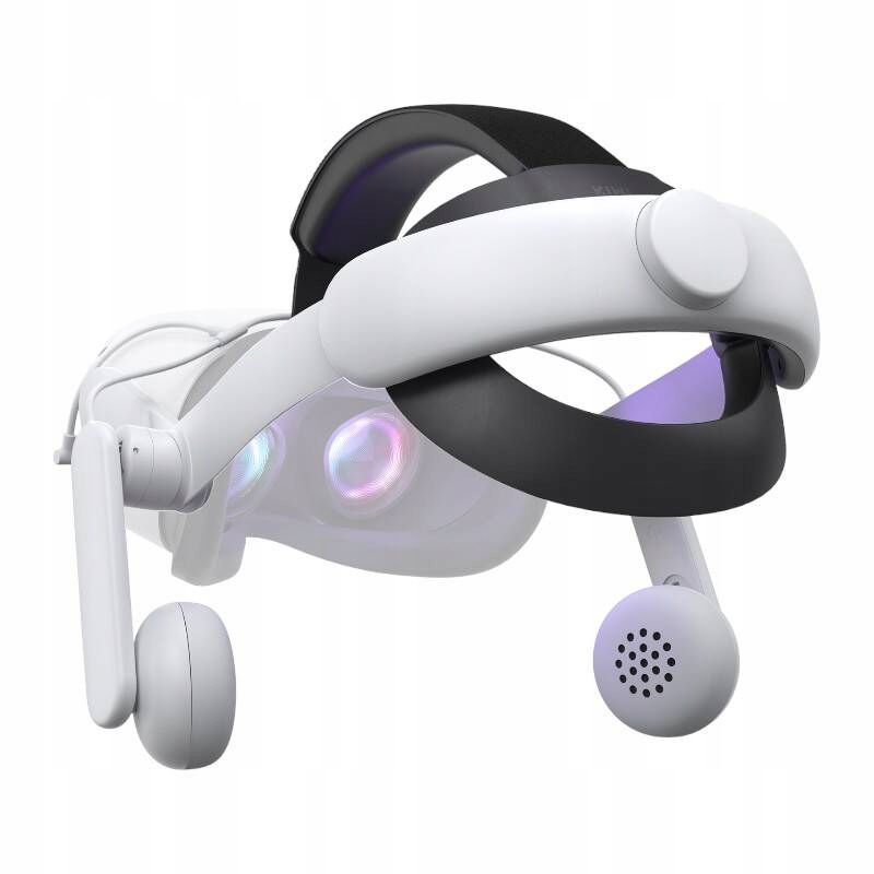 Pasek Kiwi Design QA01 z Słuchawkami DO Meta Quest 2 Biały