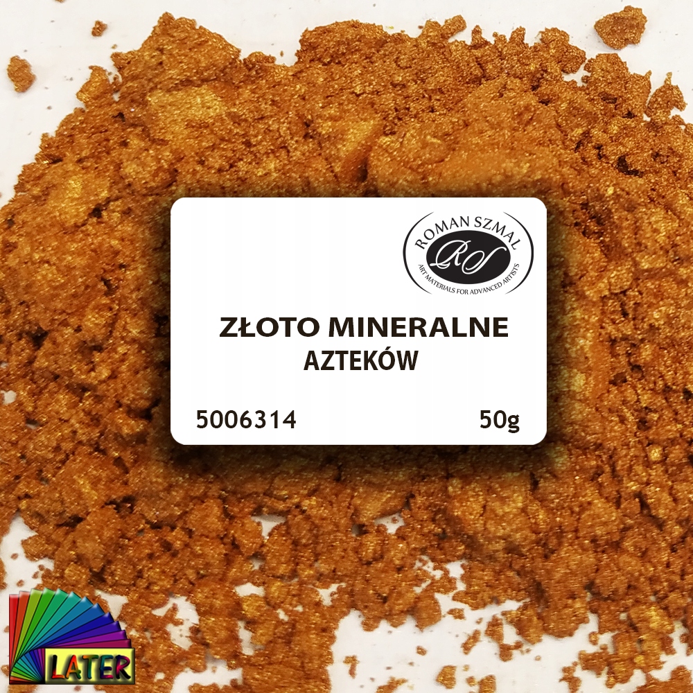 Pigment złoto mineralne Azteków 50g 5006314