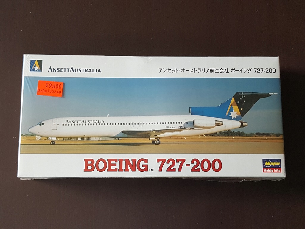 BOEING 727-200 AUSTRALIA HASEGAWA SKALA 1:200
