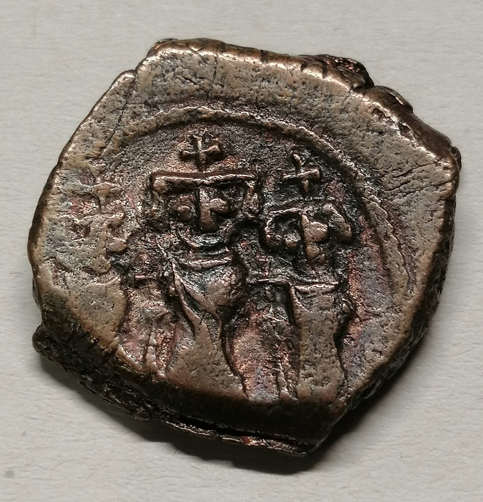 Bizancjum Follis 610-641 Konstantynopol Harakliusz