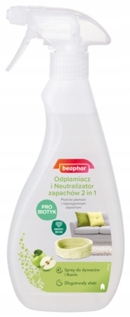 Beaphar Odplamiacz i Neutralizator zapachów 2w1 500ml