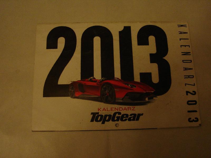 Kalendarz Top Gear 2013/2018 ścienny