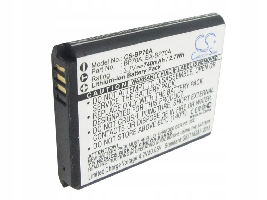 Bateria do Samsung SL50 ST30 ST50 ST60 ST61 ST64 ST65 ST66 ST67 ST68 ST70