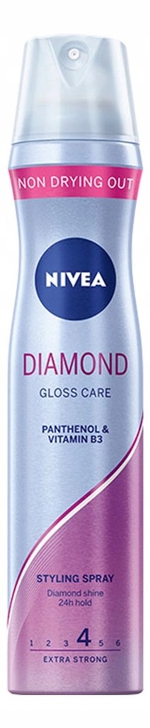Nivea Lakier Do Włosów Diamond Gloss 250ml