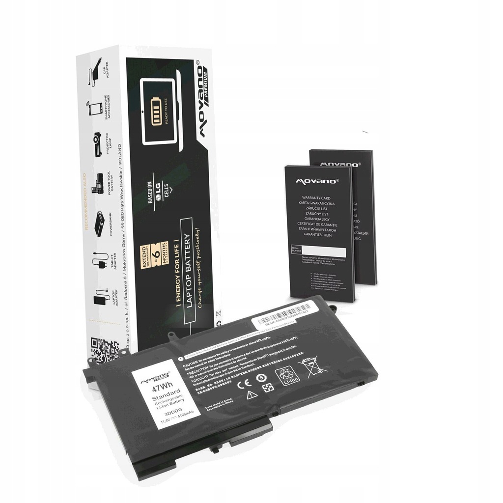 Bateria do Dell Latitude 5495 5580 5590 E5280 47Wh