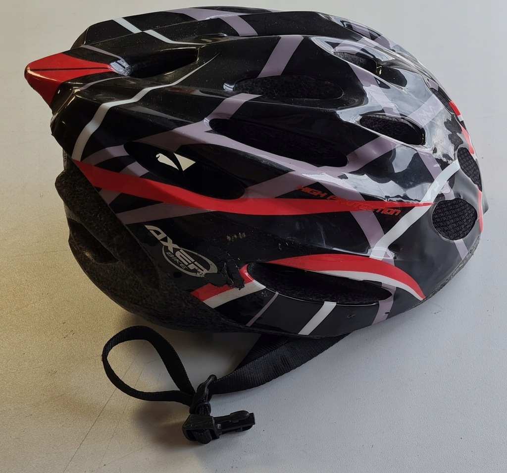 Kask rowerowy Voyager shiny black L(58-60cm)Wyprz!