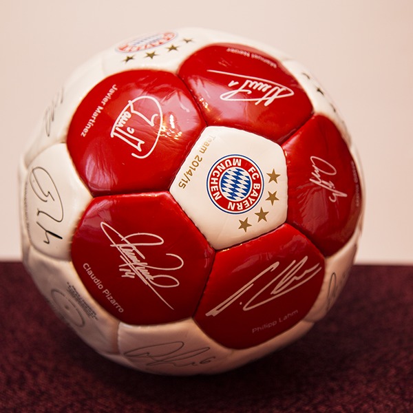 Piłka FC Bayern Monachium - 2014/2015 autografy