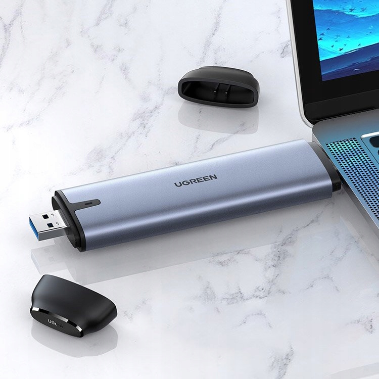 Купить UGREEN КАРМАННЫЙ КОРПУС ДЛЯ SSD-ДИСКОВ M.2 USB-C 3.2: отзывы, фото, характеристики в интерне-магазине Aredi.ru