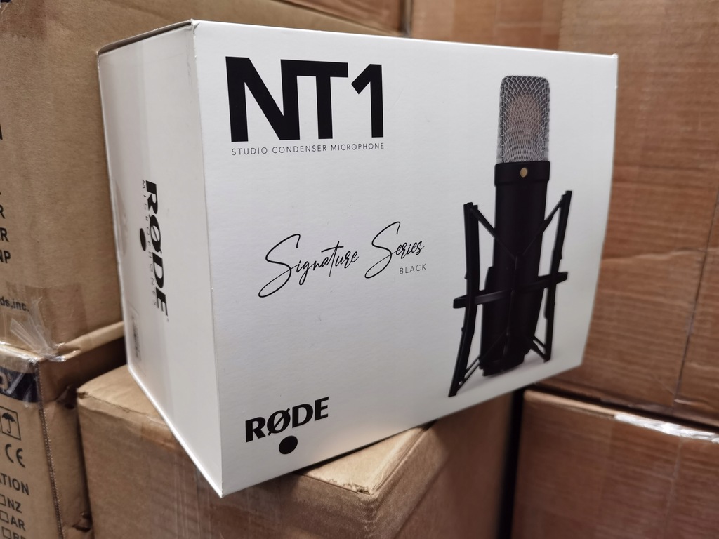 RODE NT1 SIGNATURE SERIES BLACK - Mikrofon pojemnościowy - OUTLET