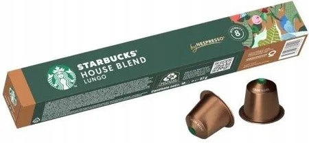 Kapsułki do Nespresso Starbucks House Blend Lungo intens 8/10 szt