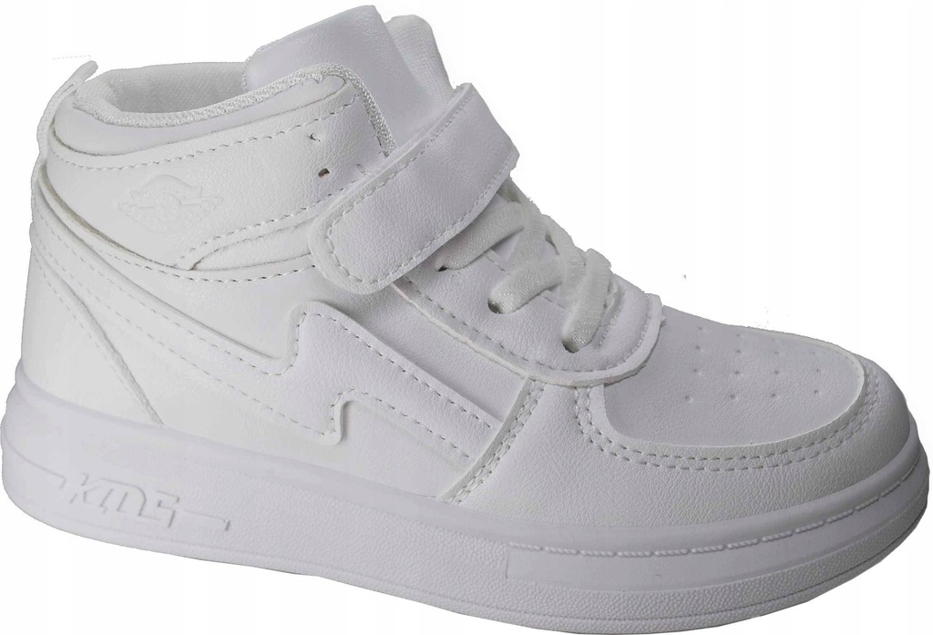 BIAŁE DZIECIĘCE SNEAKERSY Adidasy na rzep dla chłopca dziewczynki r 35