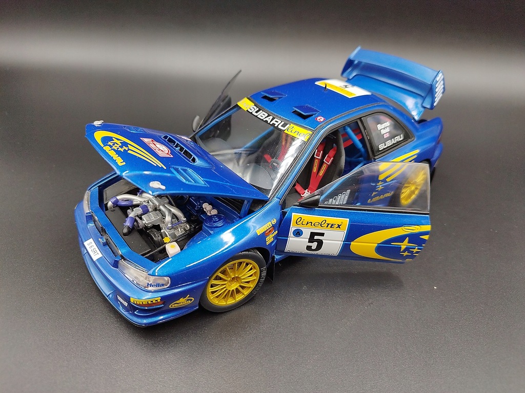1:18 AutoArt Subaru Impreza WRC 1999, Burns/Reid, Rally Monte