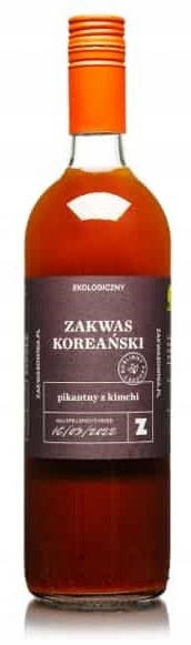 ZAKWAS KOREAŃSKI PIKANTNY Z KIMCHI BIO 700 ml - DELIKATNA (ZAKWASOWNIA)