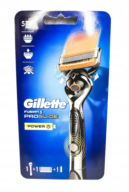 GILLETTE FUSION 5 PROGLIDE POWER - 13618337161 - oficjalne archiwum Allegro