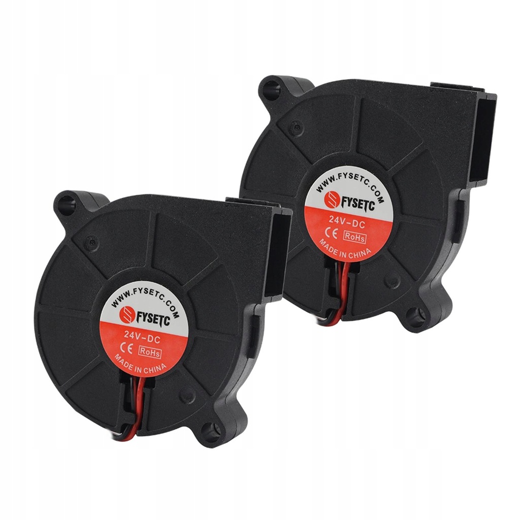 2x 50mm Wentylator 24V 5015 Podwójne łożysko