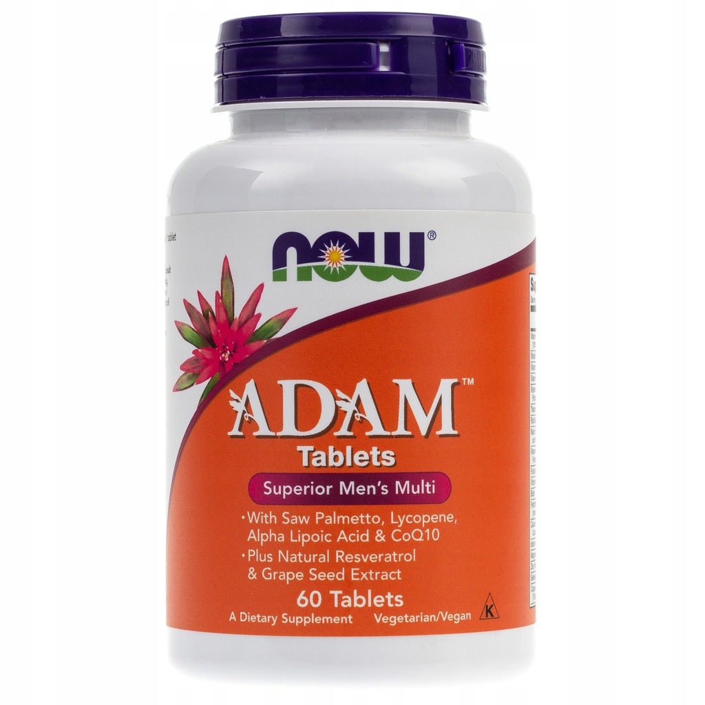 NOW ADAM MULTI-VITAMIN 60CAPS WITAMINY MINERAŁY