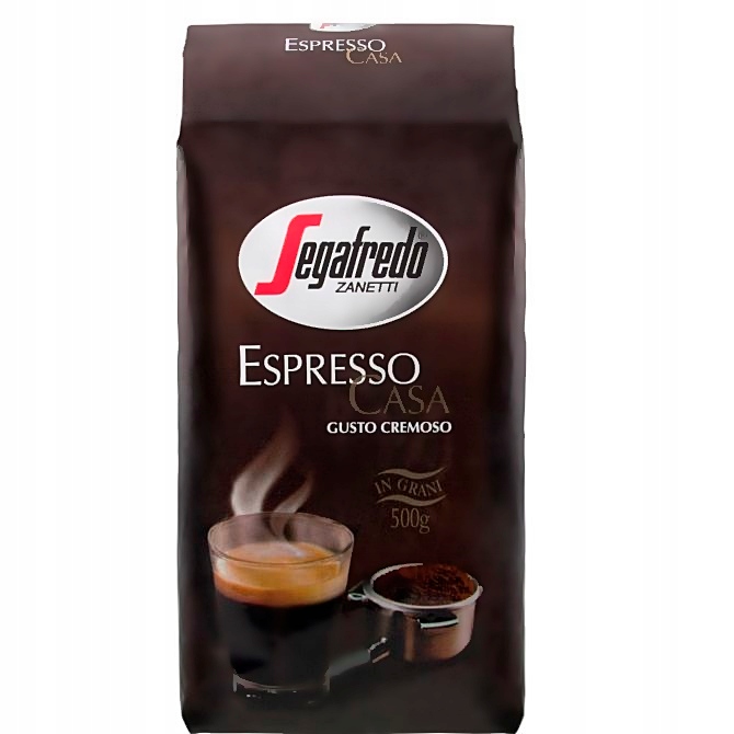 SEGAFREDO Espresso CASA kawa ziarnista 500g ŚWIEŻA