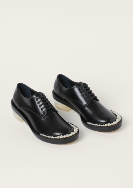 Simone Rocha x H&M Skórzane buty derby 36