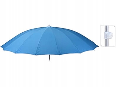 Parasol ogrodowy Niebieski 240cm mocny