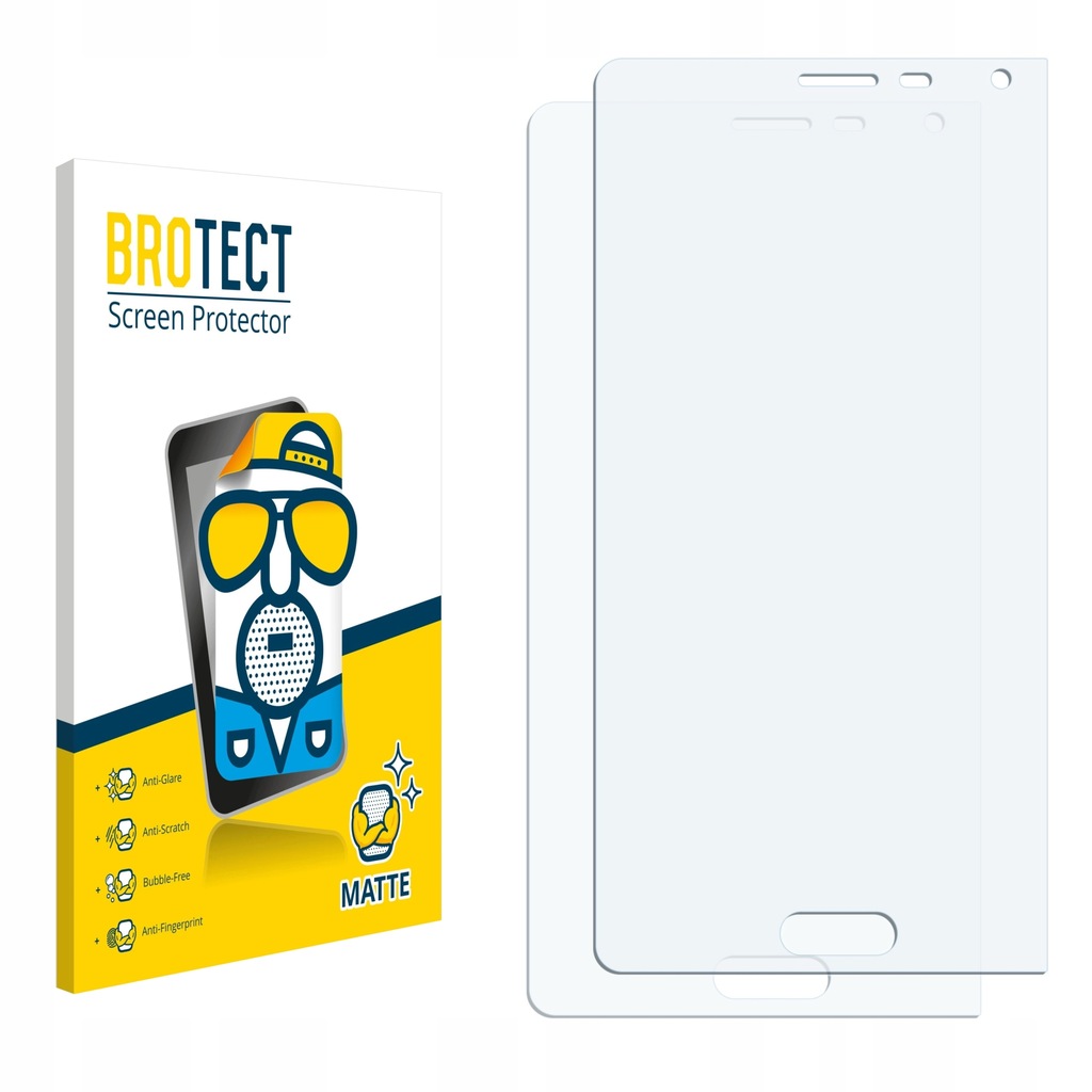 2x BROTECT Matte Screen Protector for Samsung Galaxy Note Edge