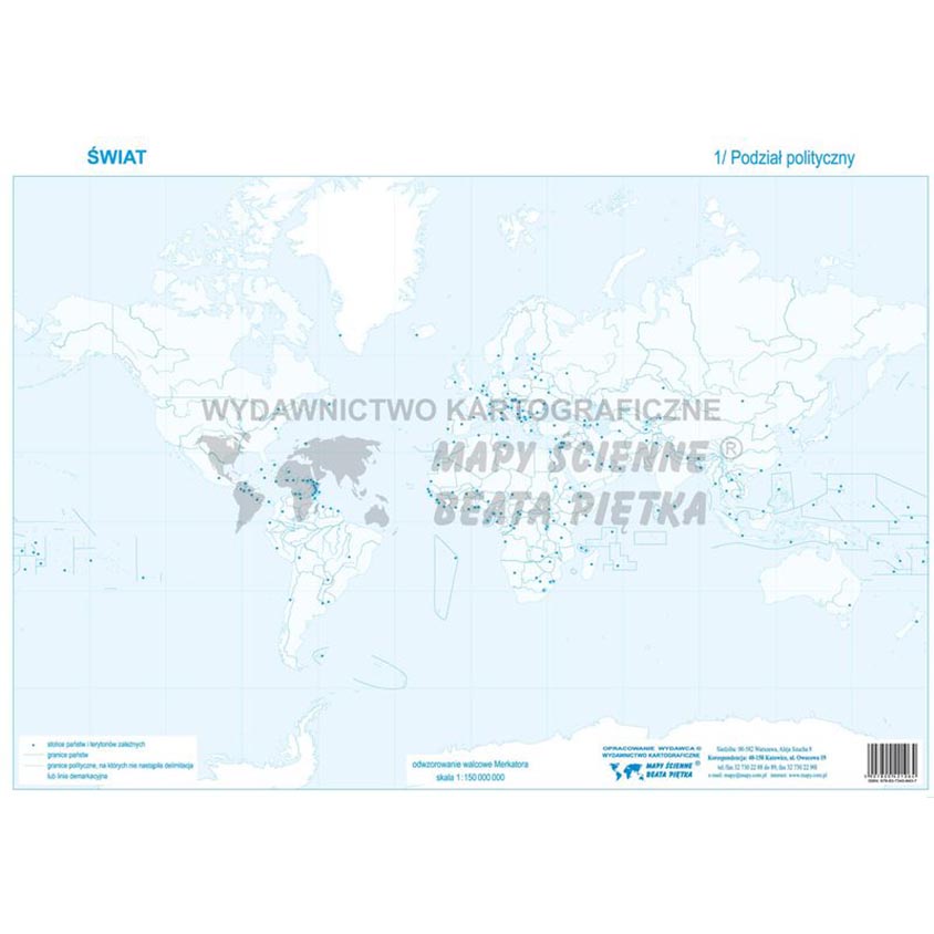 Mapa Konturowa Swiata 2 Picture