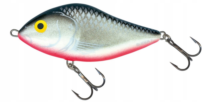 Wobler Salmo Slider Grey Silver sink 7cm 21g