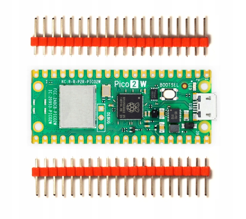 Raspberry Pi Pico 2W RP2350 WIFI ze złączami