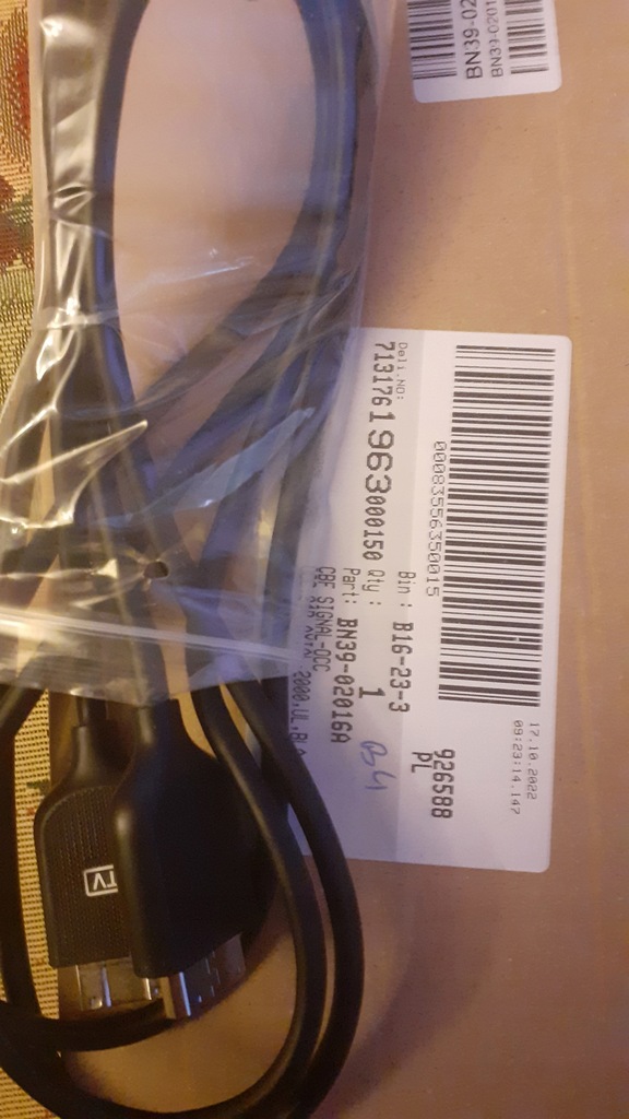 Samsung one connect box kabel ue55js9000 js9500