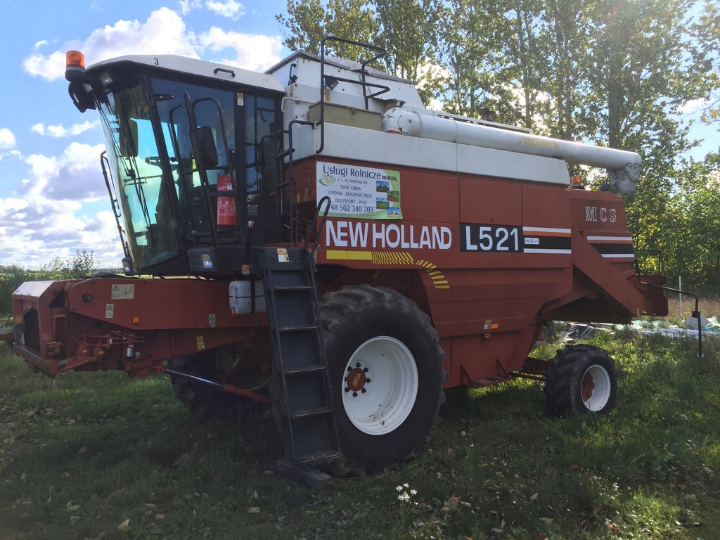 Kombajn LAVERDA,NEW HOLLAND L521