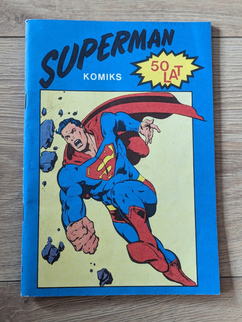 komiks PRL Superman 50 lat jak Relaks
