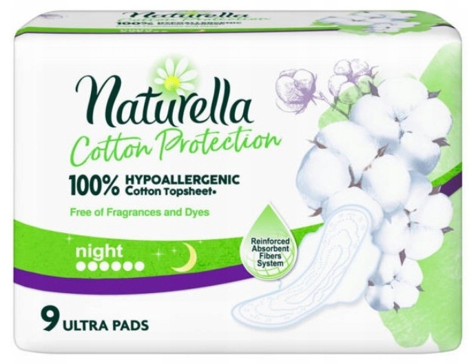 PODPASKI Naturella 9 Night Hypoallergenic Cotton