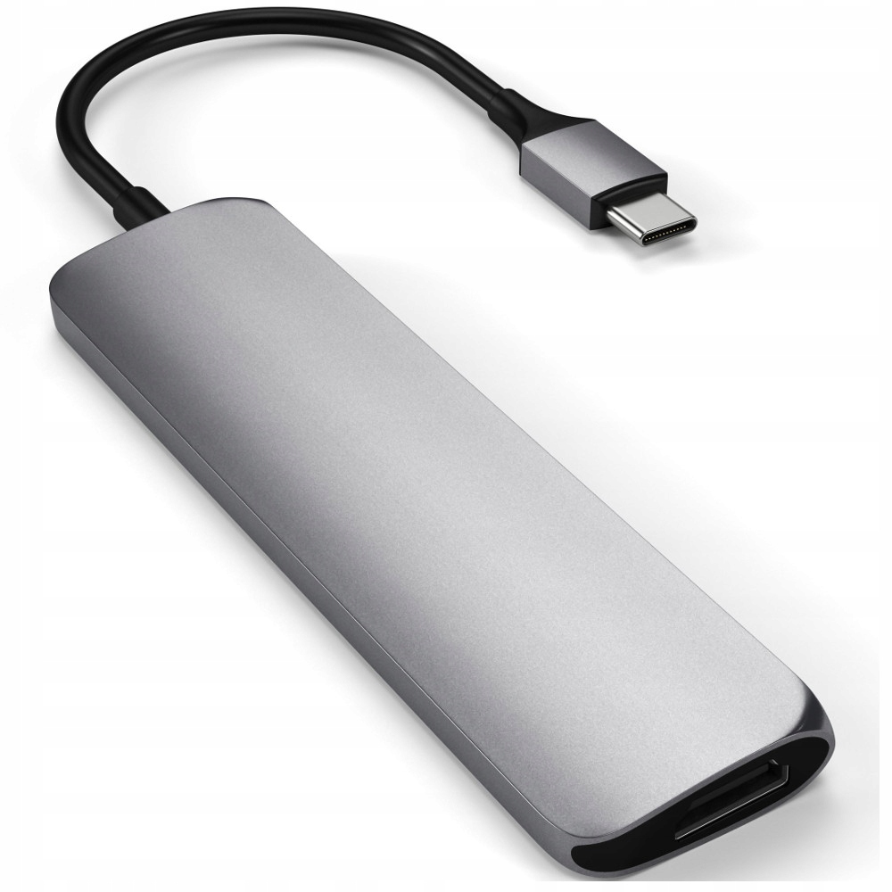 Купить АДАПТЕР SATECHI USB-C на USB, HDMI 4K, SD СЕРЫЙ: отзывы, фото, характеристики в интерне-магазине Aredi.ru