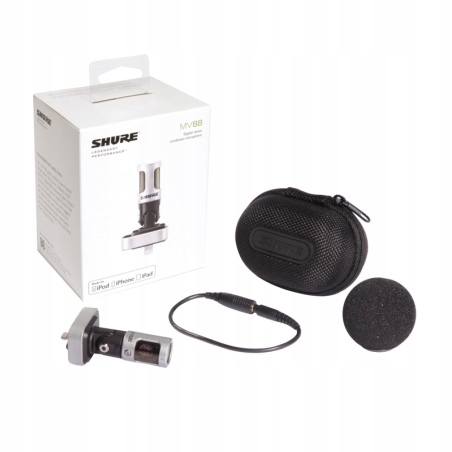 SHURE MV 88/A Cyfrowy mikrofon pojemnościowy
