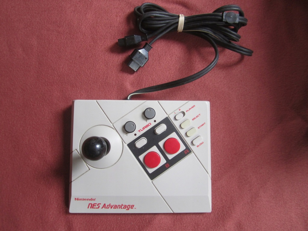 Kontroler Pad Nintendo Nes Advantage Arcade Stick Oryginalny Nes-026 DOBRY