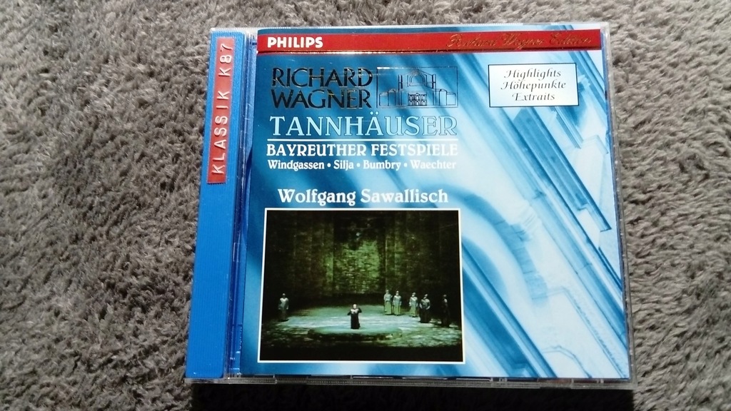 CD Wagner / W. Sawallisch – Tannhäuser - Bayreuther Festspiele (Highlights)