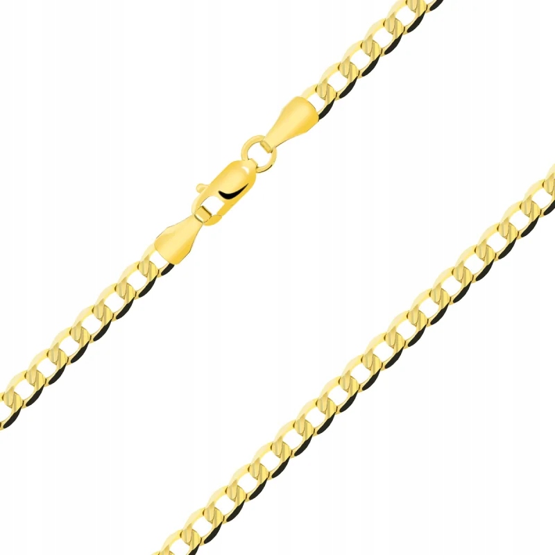 Złoty łańcuszek splot Pancerka 60 cm 585 14k Nobleer