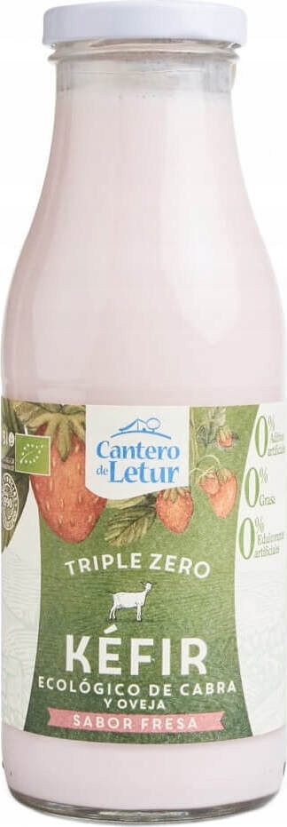 Kefir kozi truskawkowy BIO 500 ml Cantero De Letu